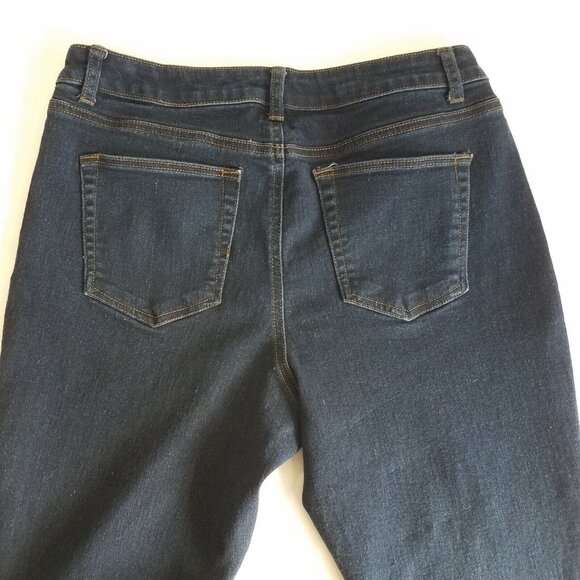 Faith Jeans High Rise Skinny Ankle Jeans SIZE 12 Dark Wash 32x26 Stretch - Picture 13 of 13